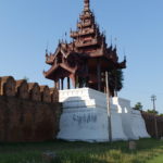 Tour du grand palais, Mandalay, Myanmar