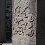 Sculptures, Angkor, Cambodge