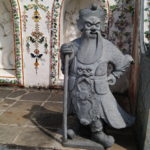 Statue au Wat Arun, Bangkok, Thaïlande