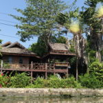 Maison sur les klongs, Bangkok, Thaïlande