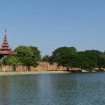 Douves du grand Palais, Mandalay, Myanmar