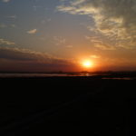 Couché de soleil sur U-bein bridge, Mandalay, Myanmar