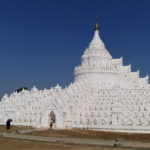 Pagode blanche, Mingun, Myanmar