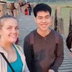 Selfie on the bridge, Mandalay, Myanmar