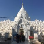 Pagode blanche, Mingun, Myanmar