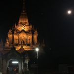 Temple dans la nuit, Bagan, Myanmar