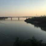 Vue du pont, Hpa-An, Myanmar