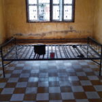 Salle de torture dans S-21, Phnom Penh, Cambodge