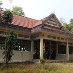 Temple dans le parc national, Kep, Cambodge