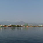 Vue de Kampot, Cambodge