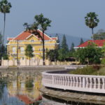 Bassin de lotus, Kampot, Cambodge