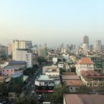 Vue de Phnom Penh, Cambodge