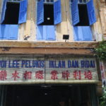 Devanture du magasin d'enseignes, Ipoh, Malaisie