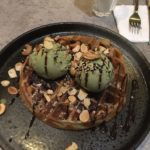 Gaufre haricot rouge matcha, Georgetown, Malaisie